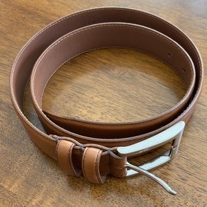 Leather belt